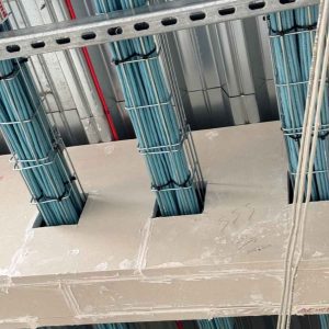 fire stopping installtion for cable bunch before 1 - Fire Stopping Services