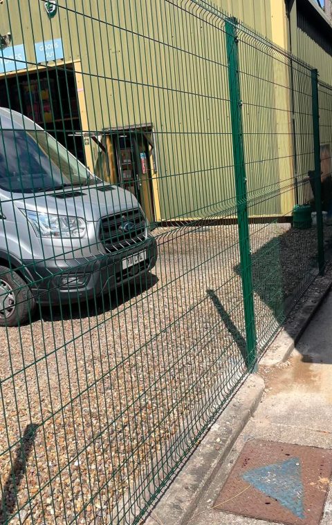 Commercial Security Fencing at Noble Healthcare, St Neots
