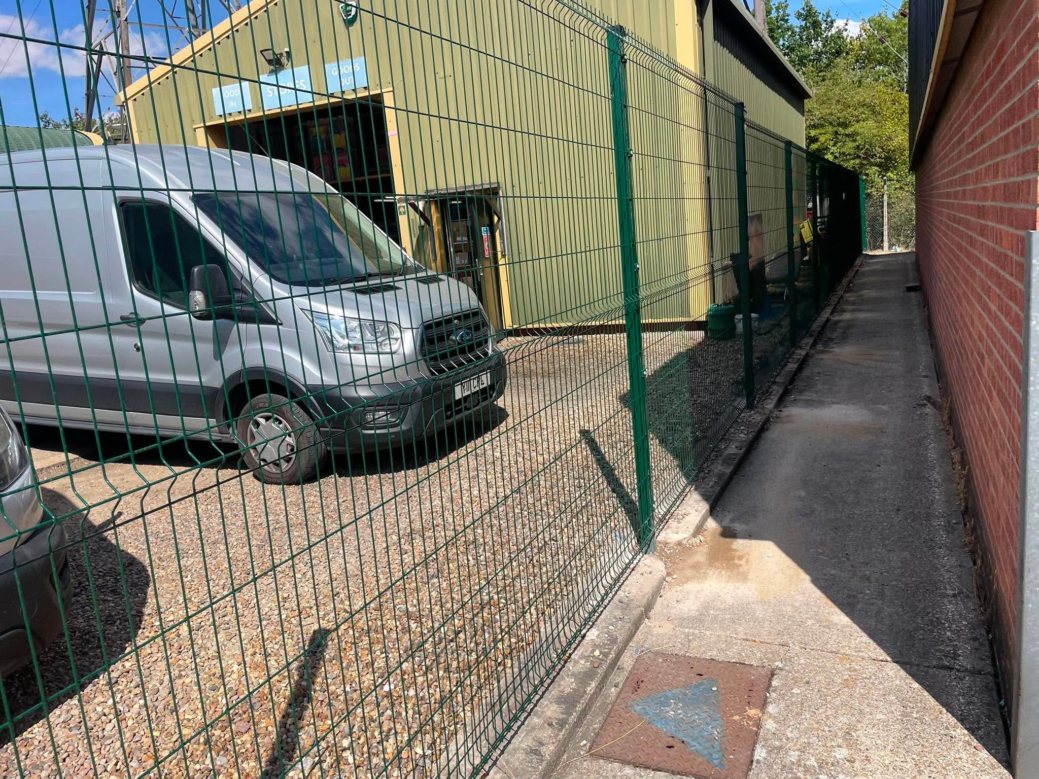 new Fence 1 - Commercial Security Fencing at Noble Healthcare, St Neots