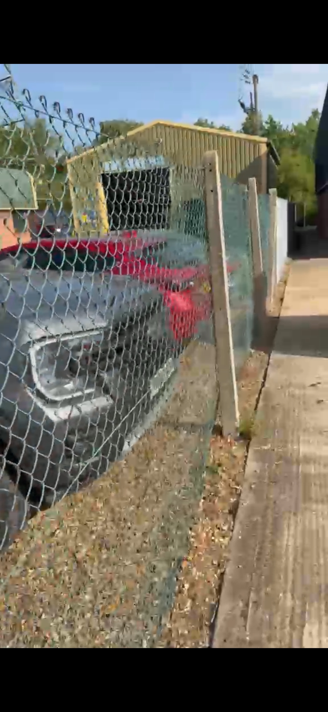 previous fence 2 - Commercial Security Fencing at Noble Healthcare, St Neots